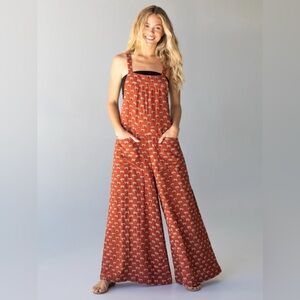 Natural Life Dakota Tie Gauze Overall